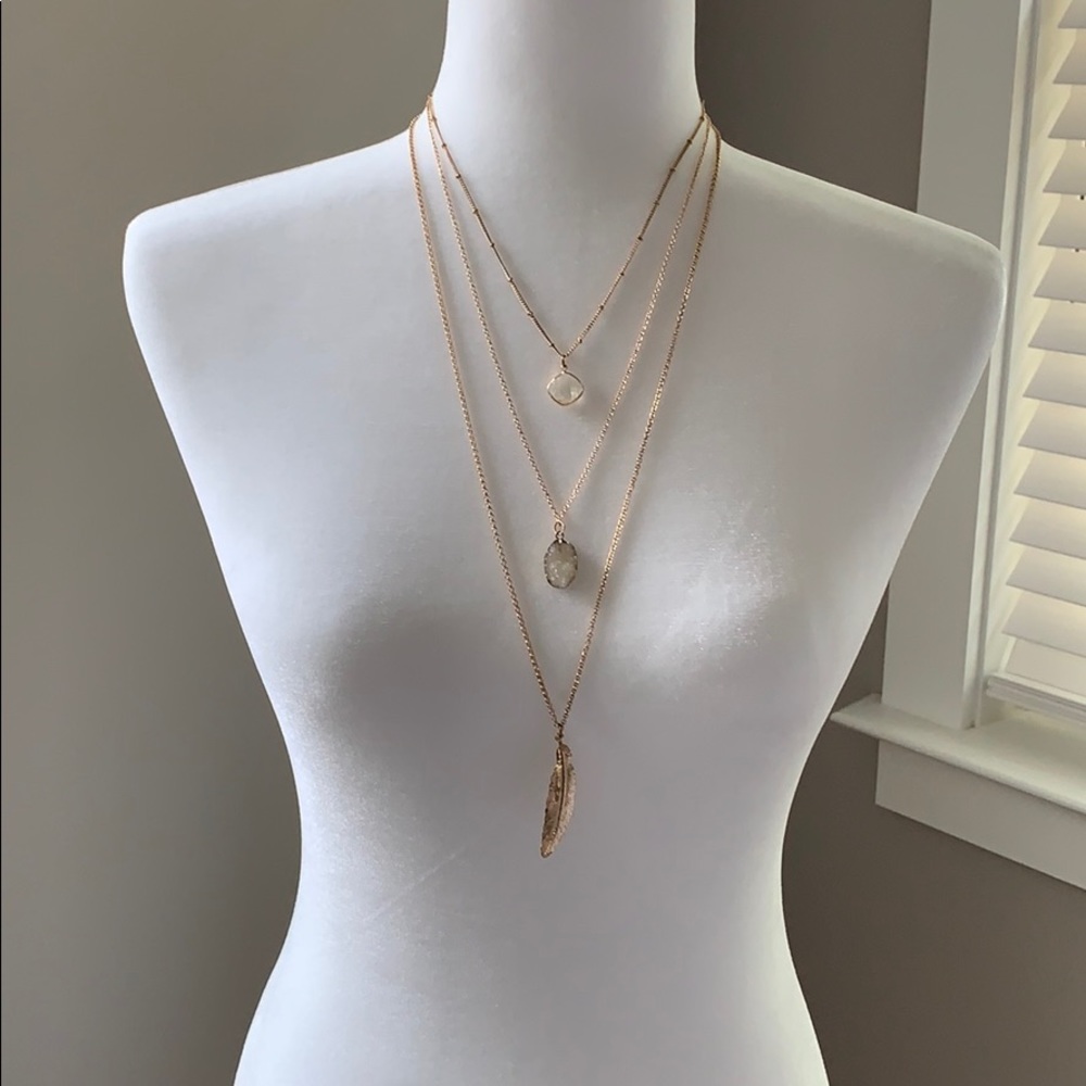 Three strand necklace